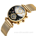 REWARD Women Watches Fashion Rose Gold Female Clock Business Quartz Watch Ladies Stainless Steel Waterproof Wrist Watch Relojes